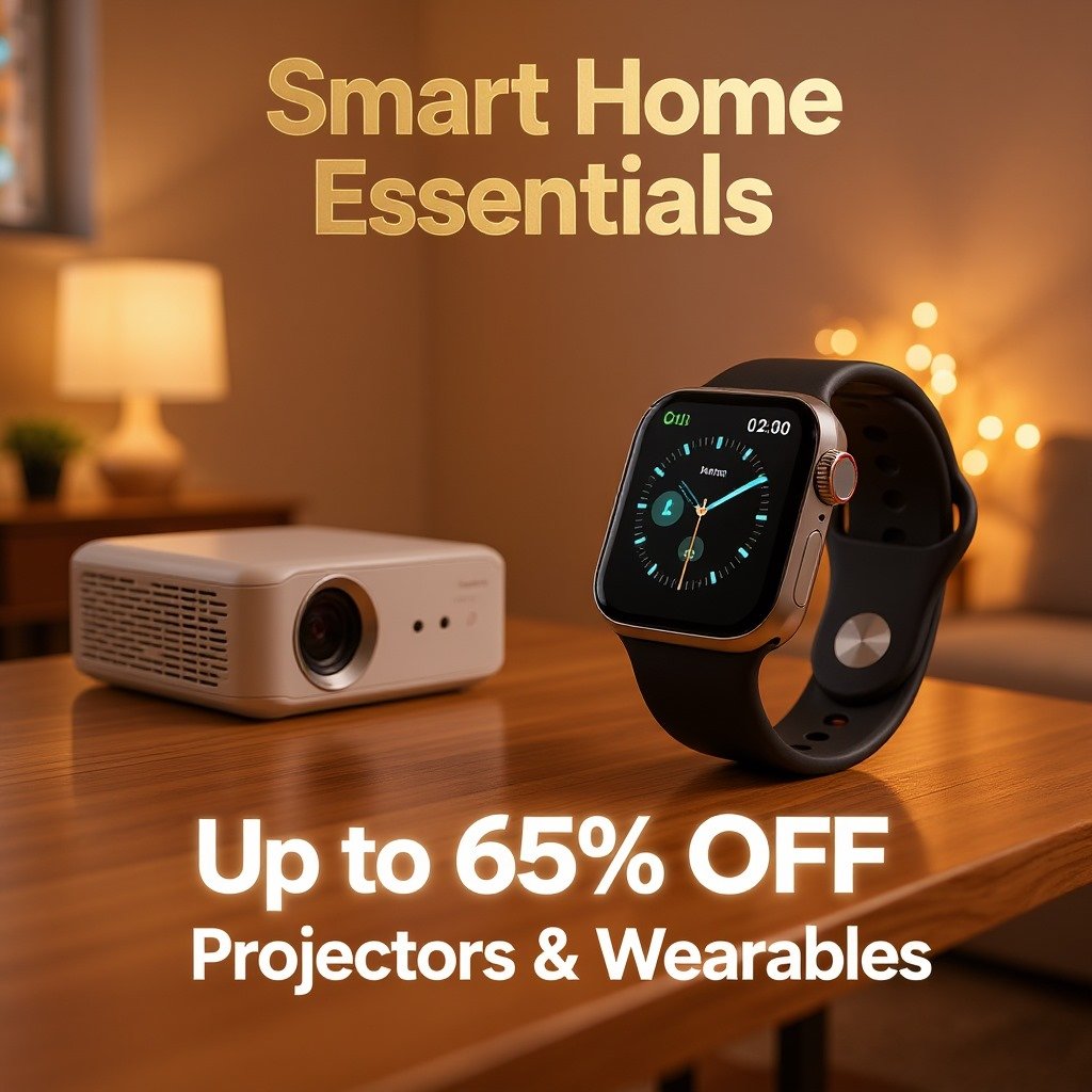 AliExpress Choice Day 2025 - Smart Home & Projectors Banner